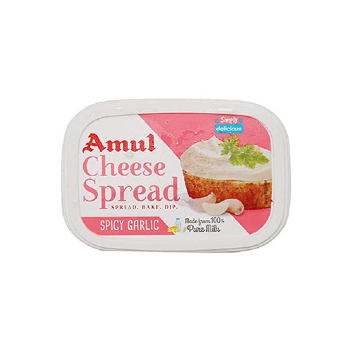 AMUL CHEESE SPREAD  GARLIC 200G