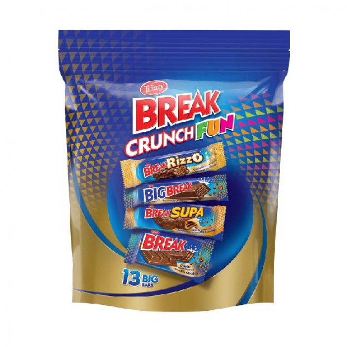 TIFFANY BREAK POUCH CRUNCH FUN 390GM